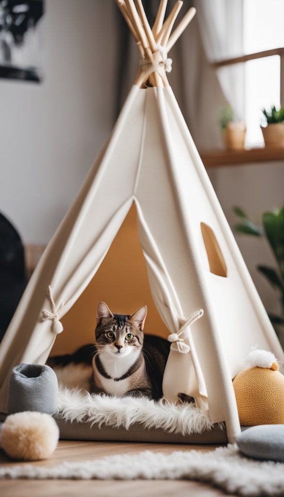 Cat Teepee bed 