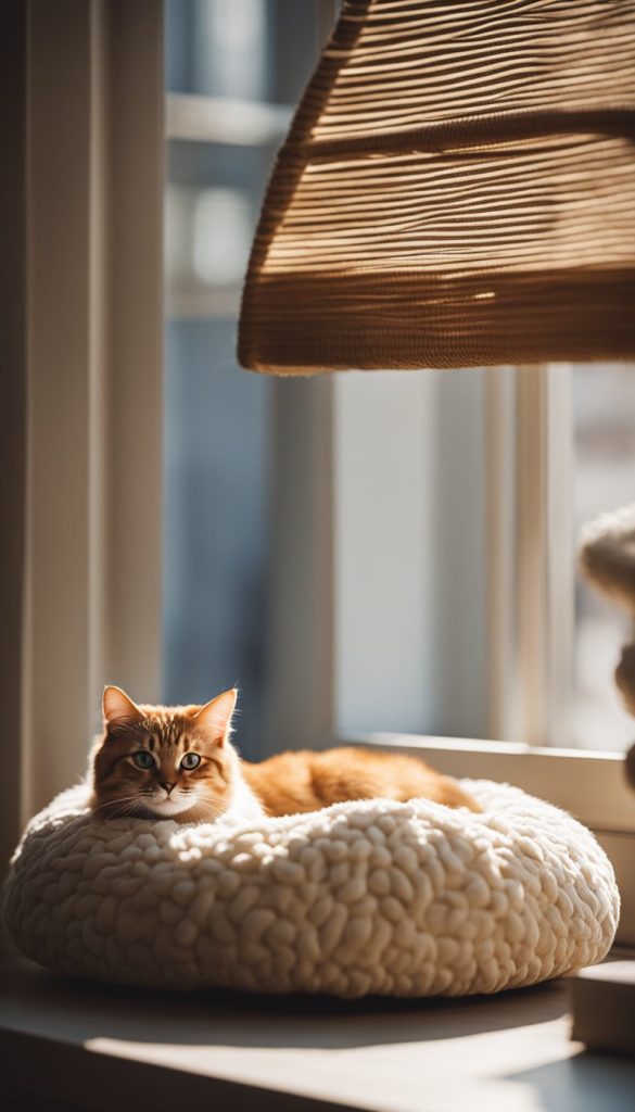 Pillow bed for cat